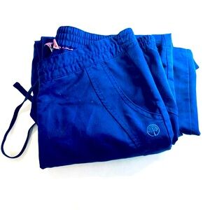 Purple Label Blue Drawstring Capris